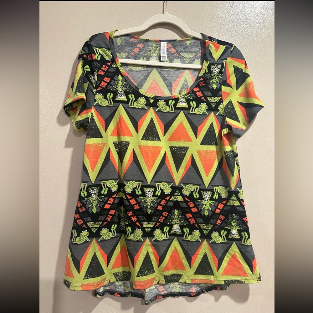 lularoe kermit the frog shirt